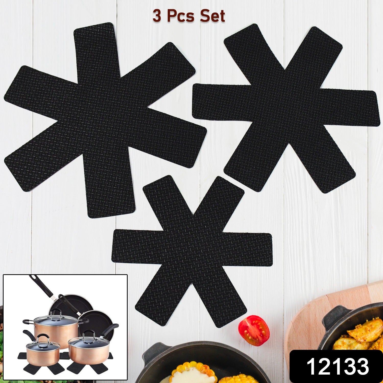 Pots And Pans Protectors 3 Different Size (3 Pcs Set) Pots And Pans Protectors 3 Different Size (3 Pcs Set)